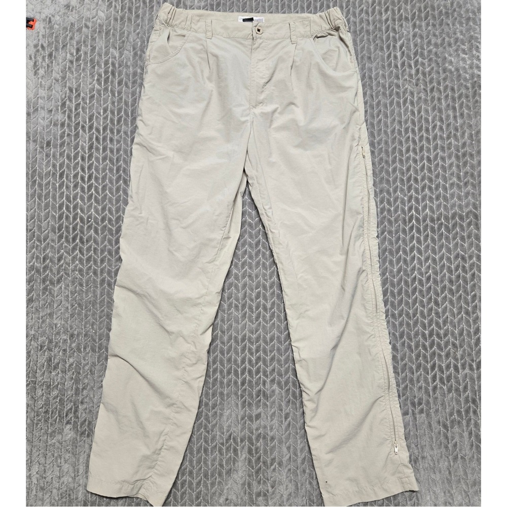 RailRiders Mens Nempis Insect Shield Nylon Hiking Pants Tan Size Medium Vented